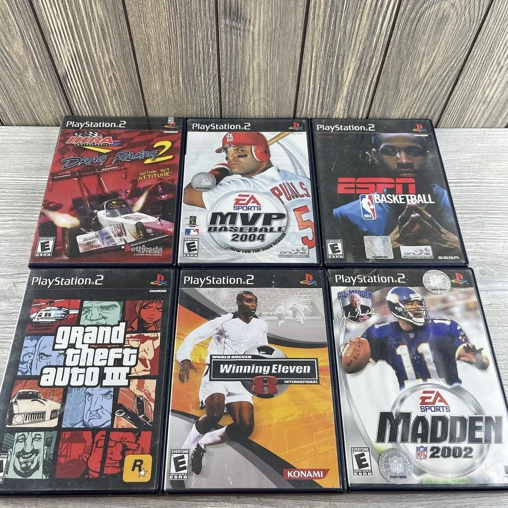 Playstation 2 PS2 game Lot Of 6 Games Tested Working